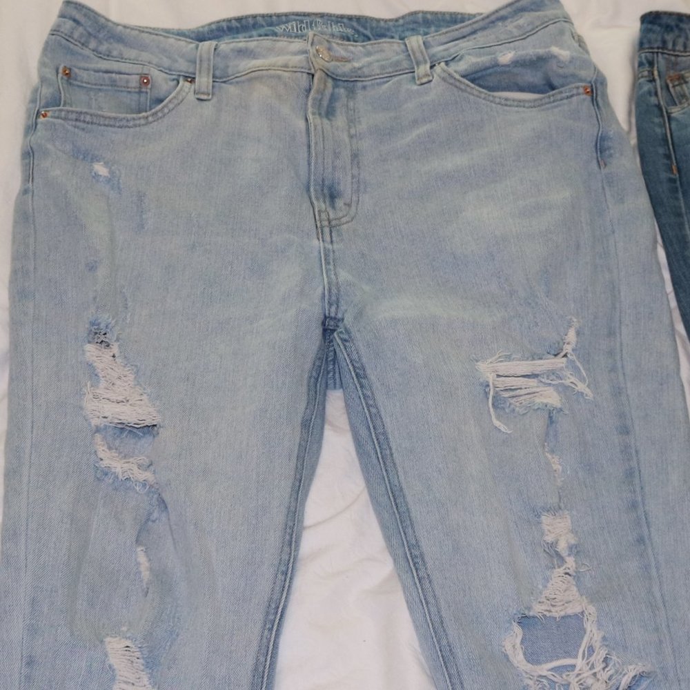 Women's high waisted boyfriend fit Jeans